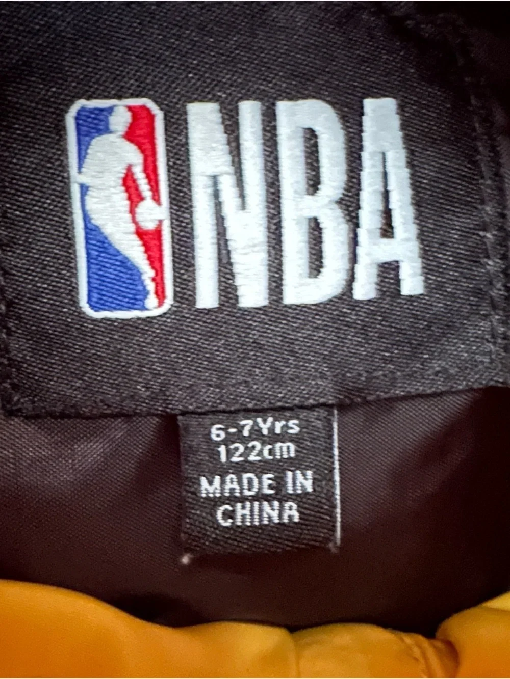 Primark NBA Los Angeles Lakers Kids 6-7 Puffer Jacket Coat Basketball Lebron